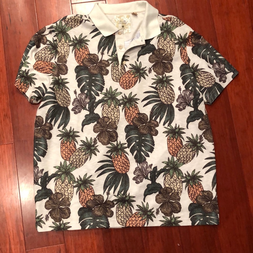 Tasso Elba Island Pineapple Polo